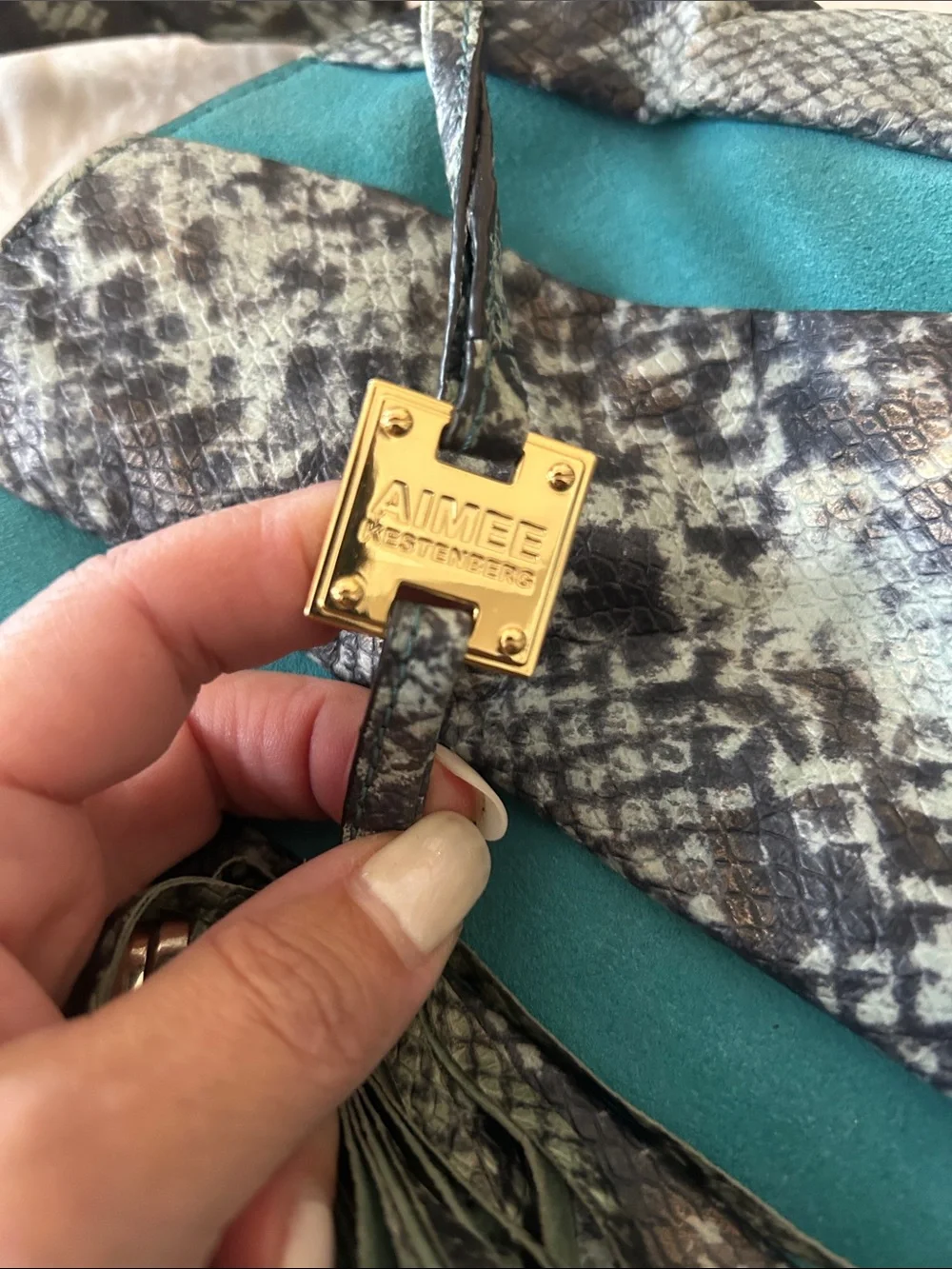 Aimee Kestenberg soft teal